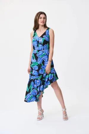 Women's Joseph Ribkoff | Flowing Sleeveless Dress | Black Multi