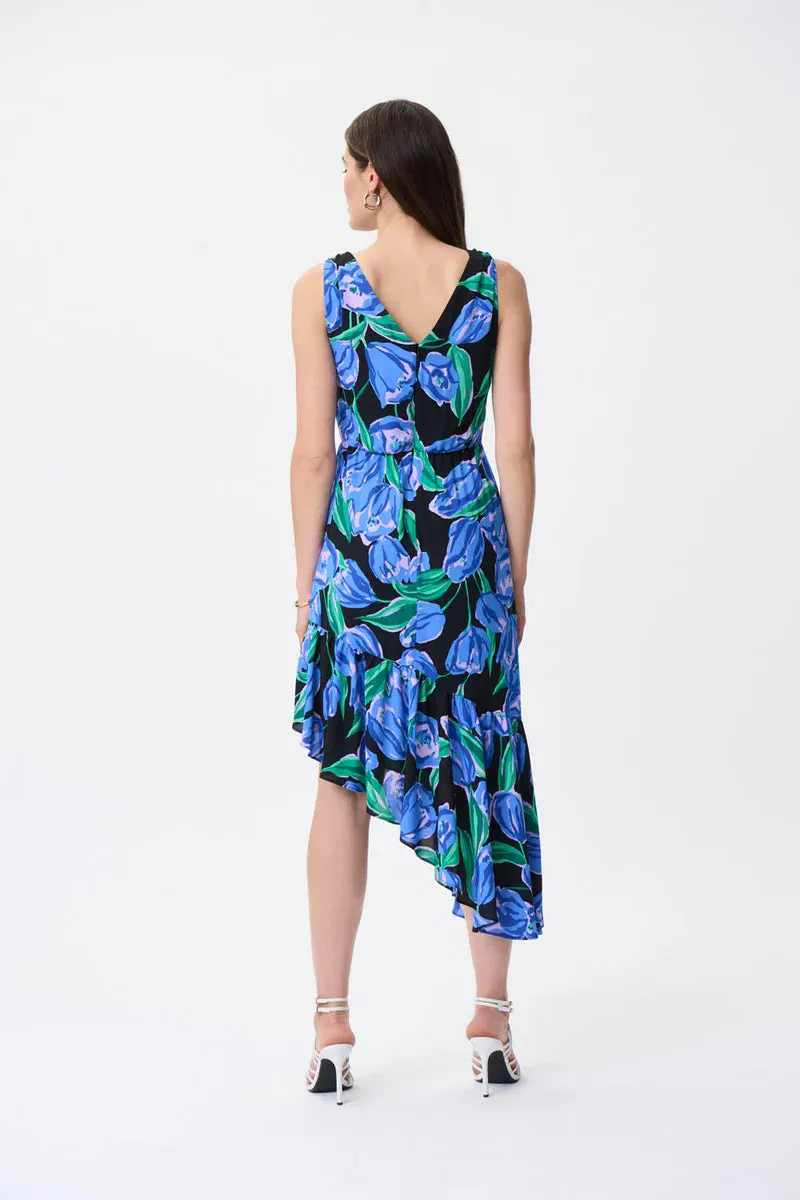 Women's Joseph Ribkoff | Flowing Sleeveless Dress | Black Multi