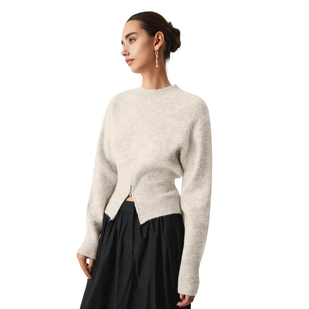 Women's Leisurely Pullover Waist Sweater