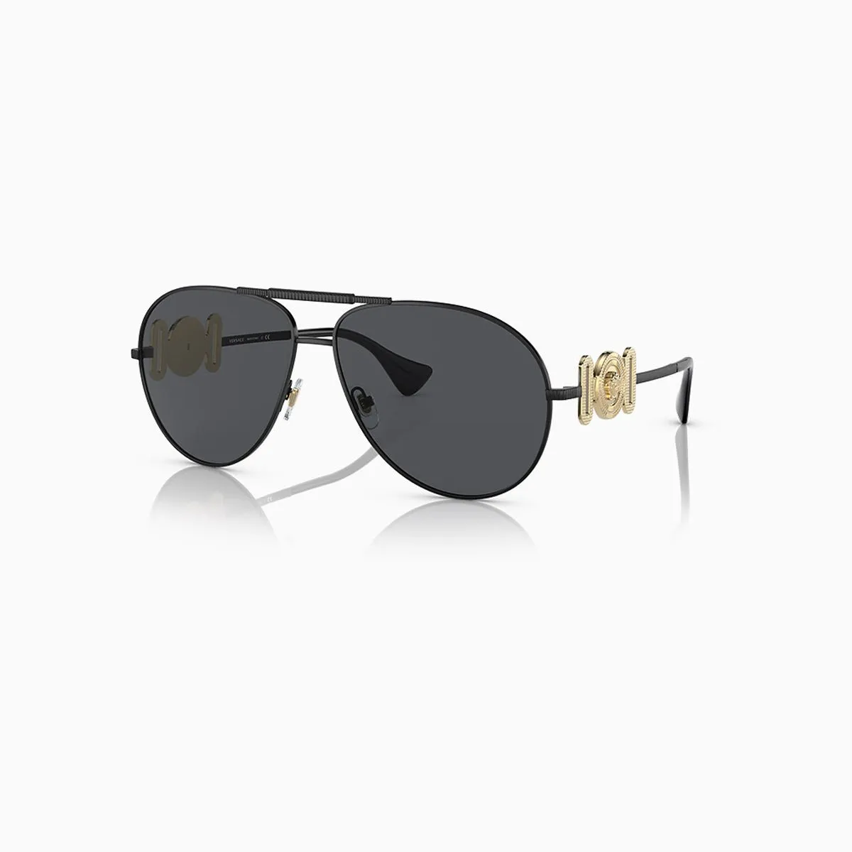 Women's Matte Black Dark Grey Sunglasses