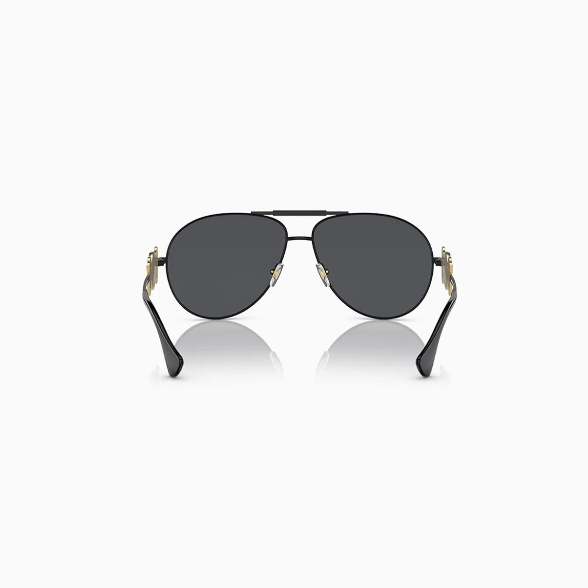 Women's Matte Black Dark Grey Sunglasses
