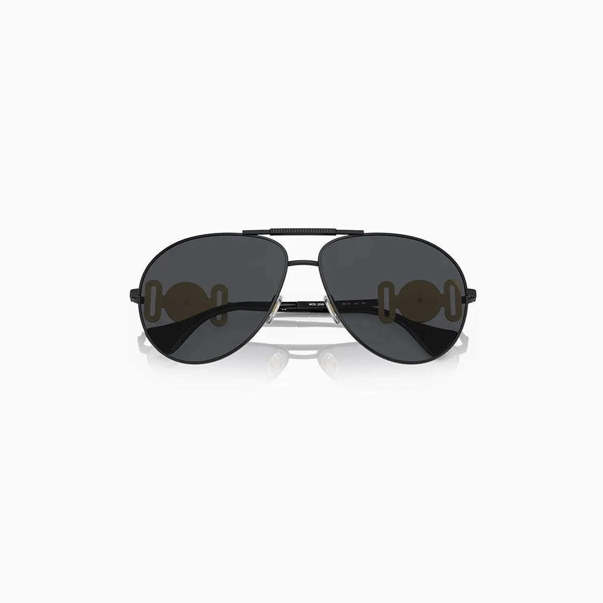 Women's Matte Black Dark Grey Sunglasses