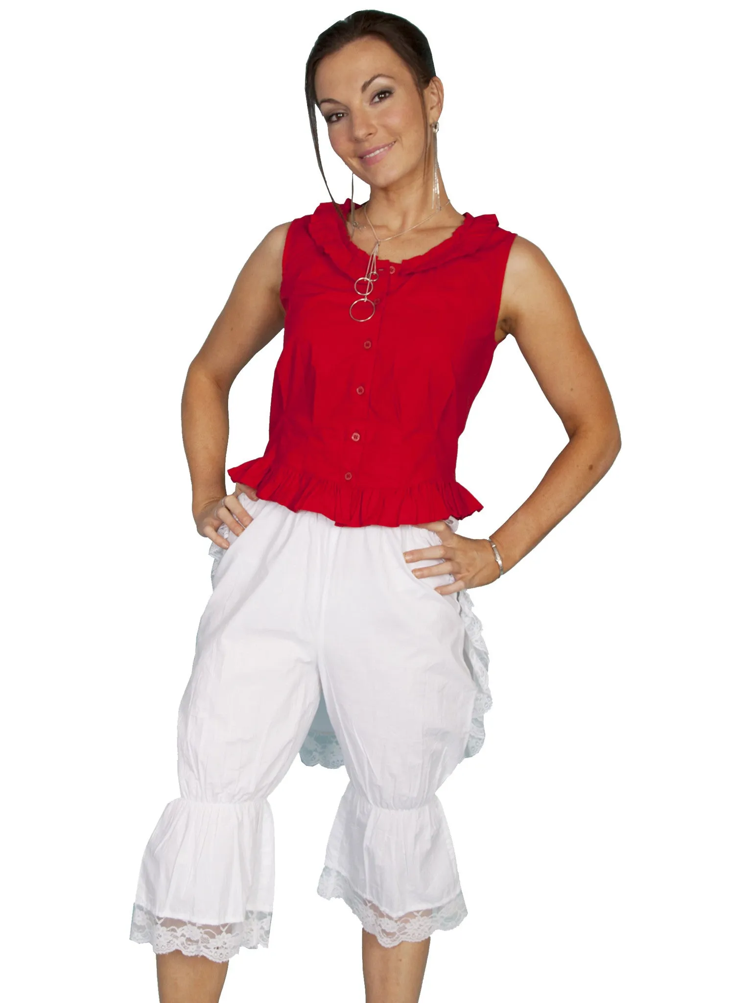 Women's Old West Pants Collection: Rangewear Bloomers with Bustle