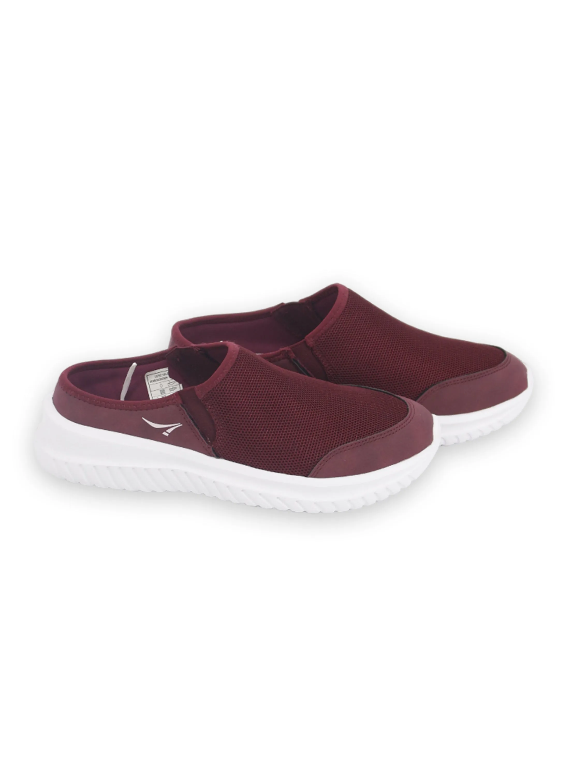 Women's Plain Solid Loafers,Wine