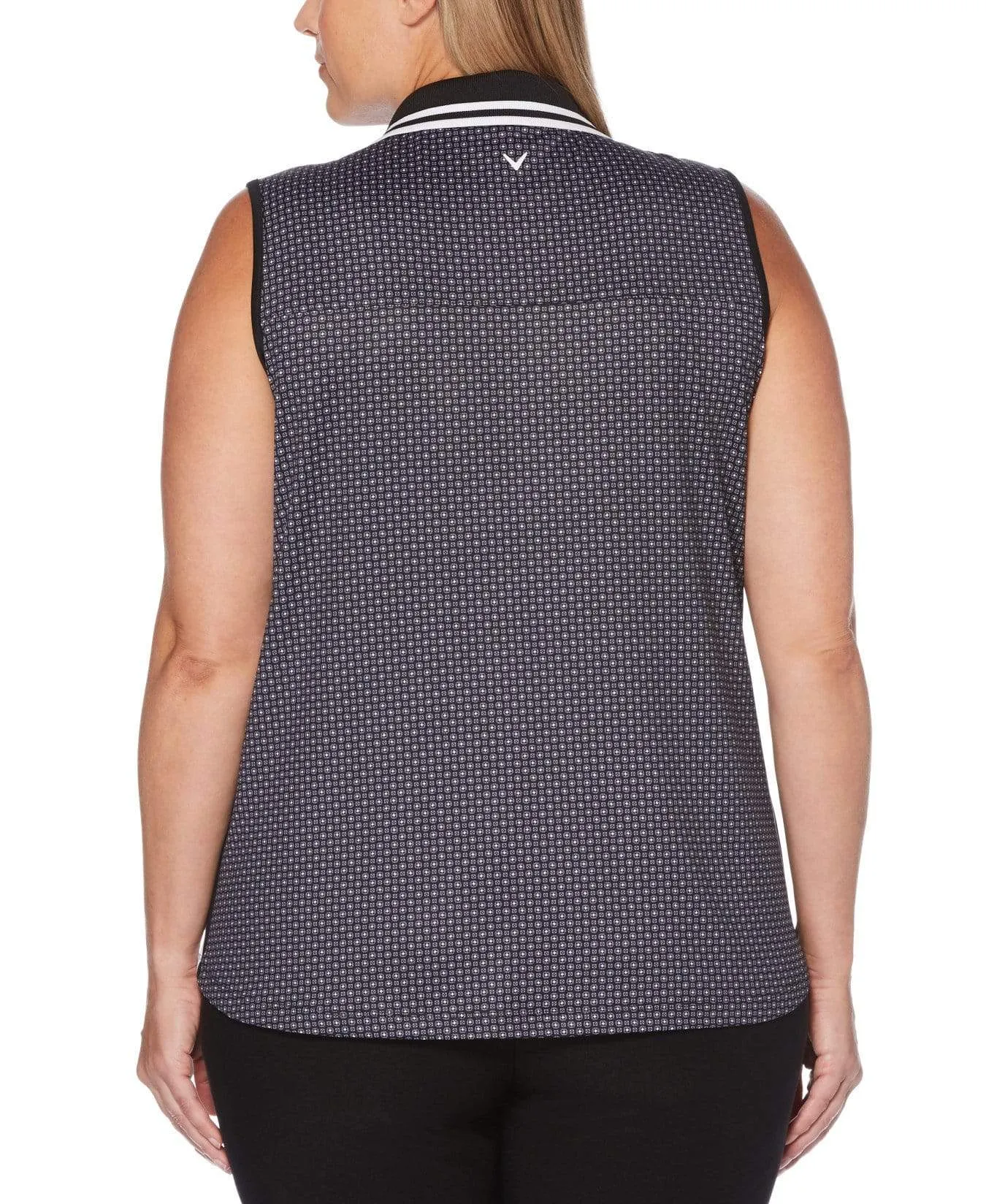 Womens Plus Mini Foulard Polo