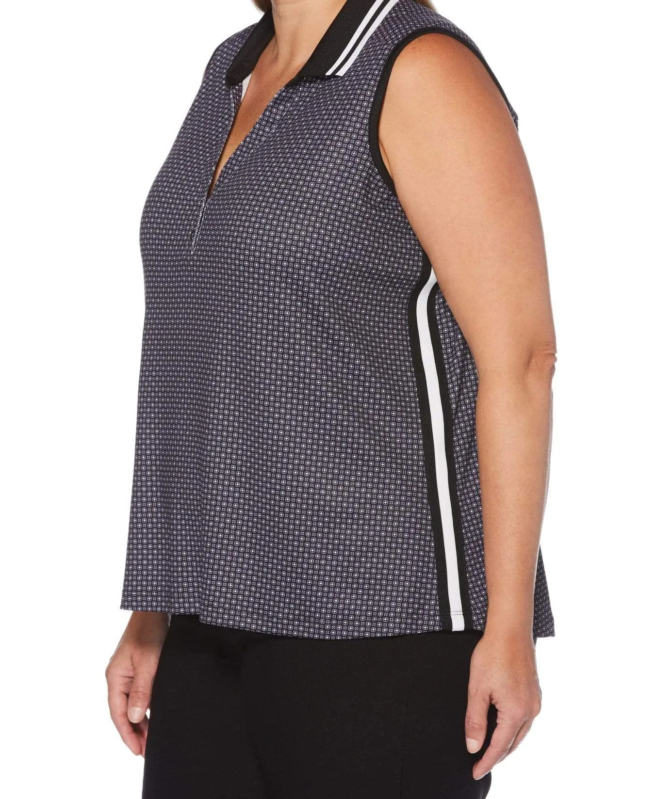 Womens Plus Mini Foulard Polo