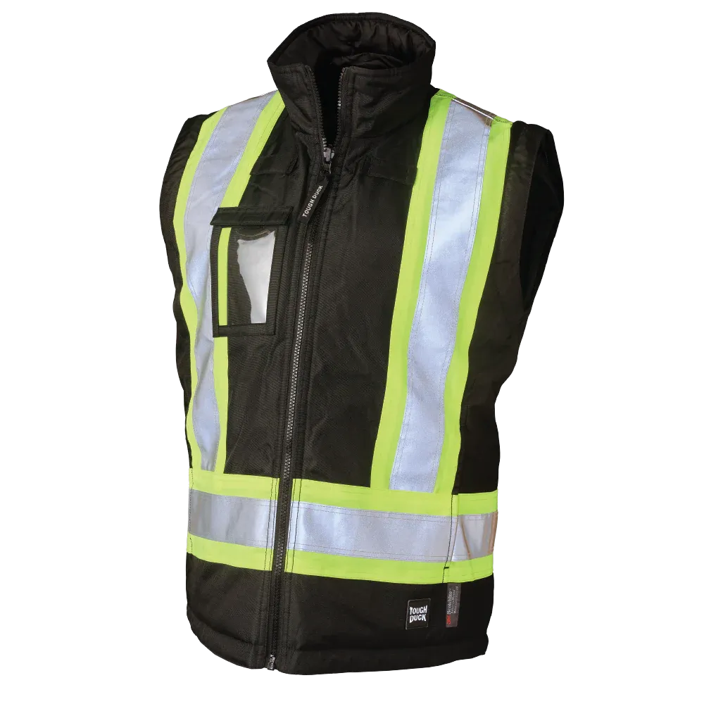 Women's Poly Oxford 5-In-1 Safety Jacket by Tough Duck - Style SJ46
