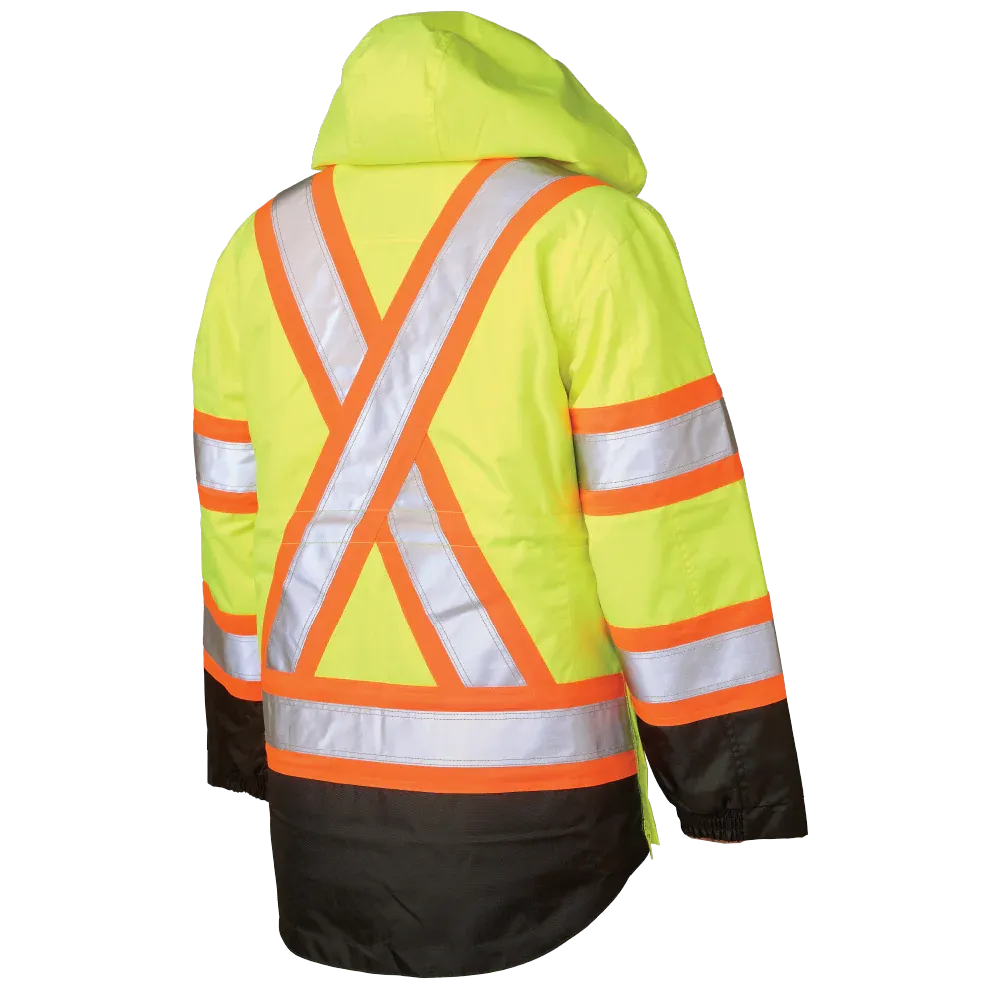 Women's Poly Oxford 5-In-1 Safety Jacket by Tough Duck - Style SJ46