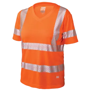 Women's Polyester Jersey Short Sleeve Safety T-Shirt by Tough Duck - Style ST23