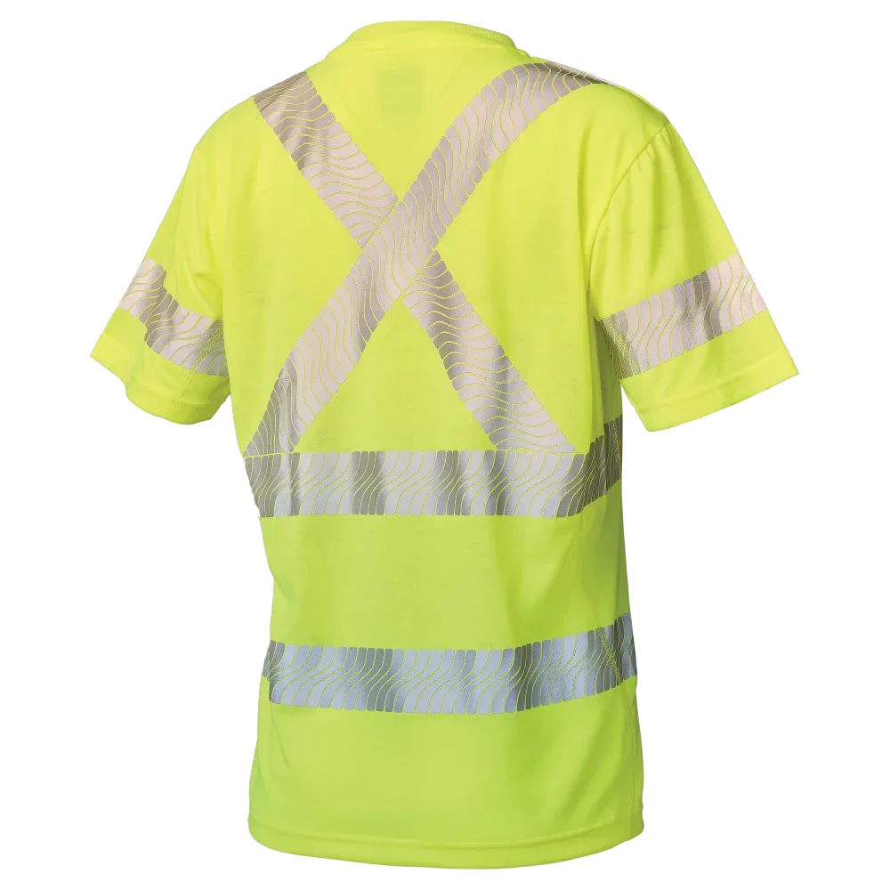 Women's Polyester Jersey Short Sleeve Safety T-Shirt by Tough Duck - Style ST23