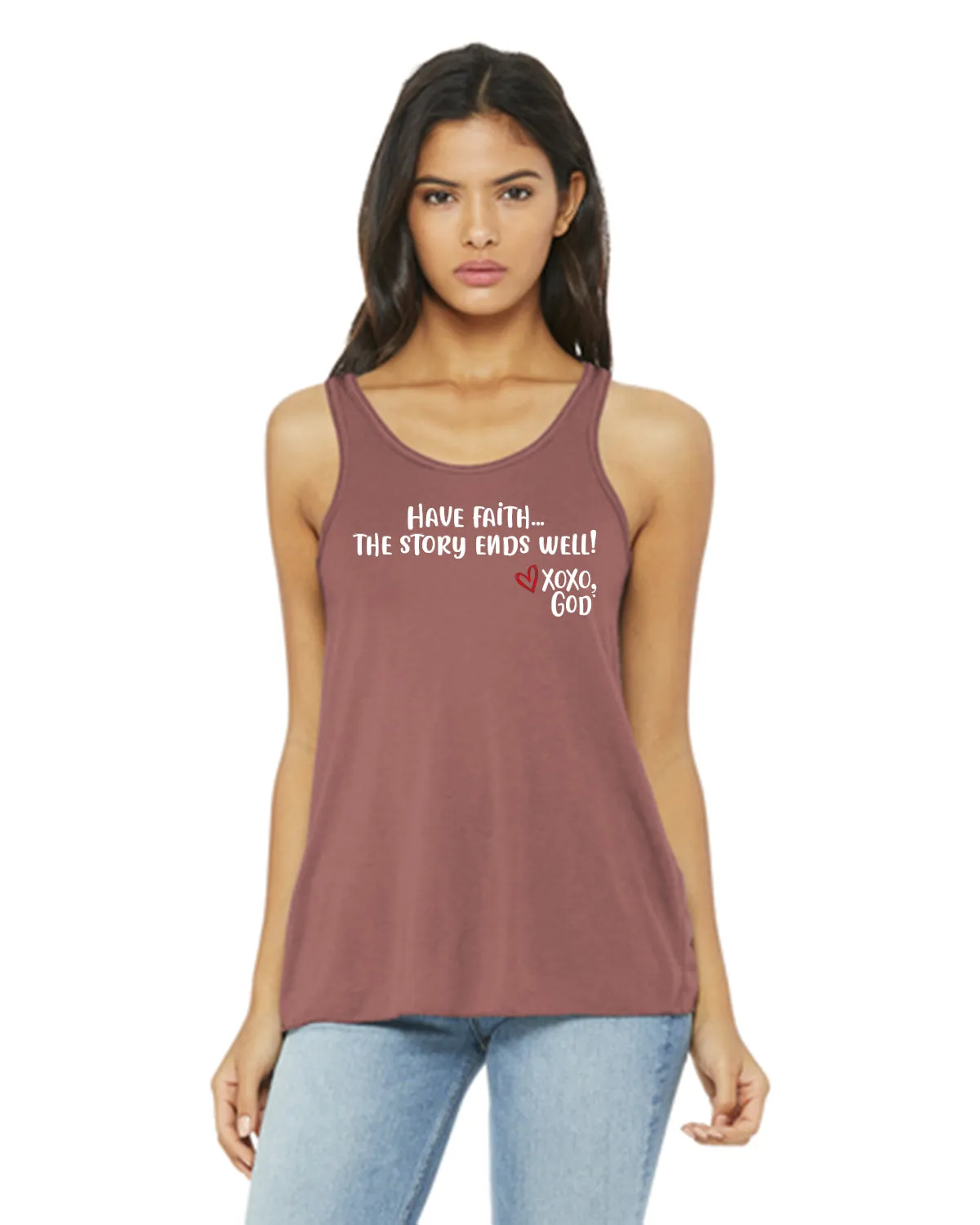 Women's Racerback Tank - Have Faith...the story ends well!