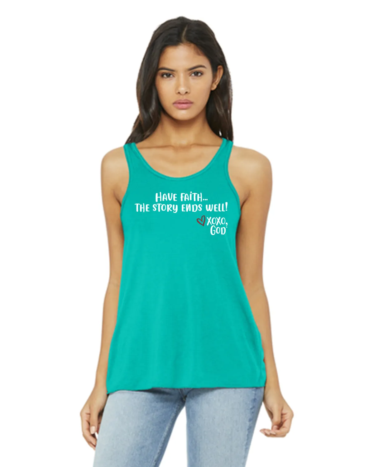 Women's Racerback Tank - Have Faith...the story ends well!
