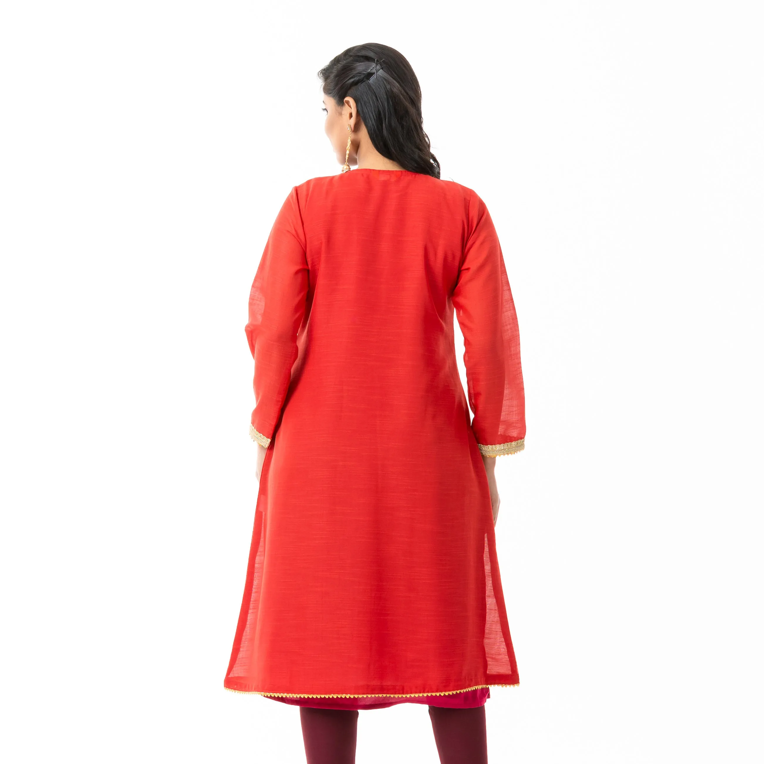 Womens Red Shrug