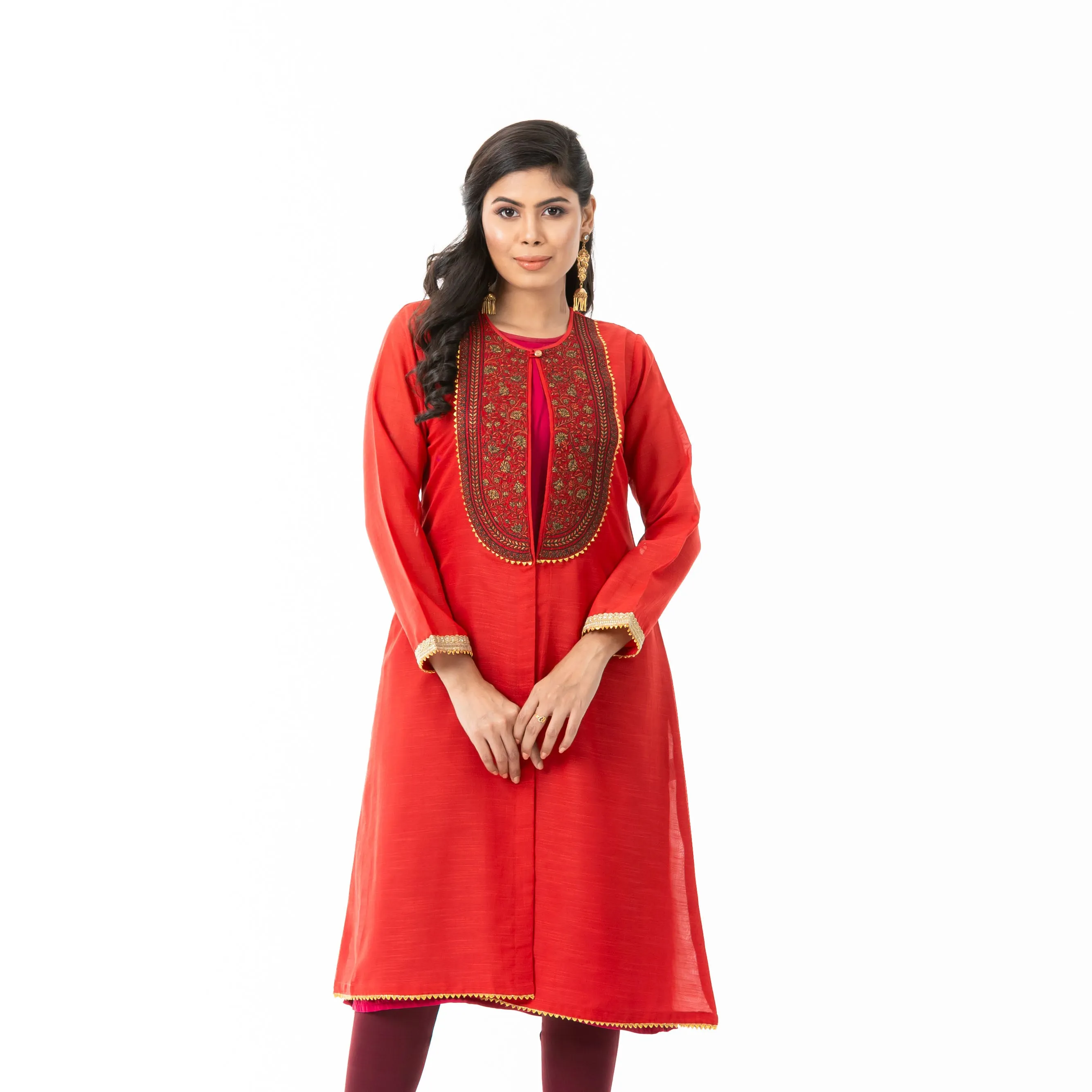 Womens Red Shrug