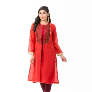 Womens Red Shrug