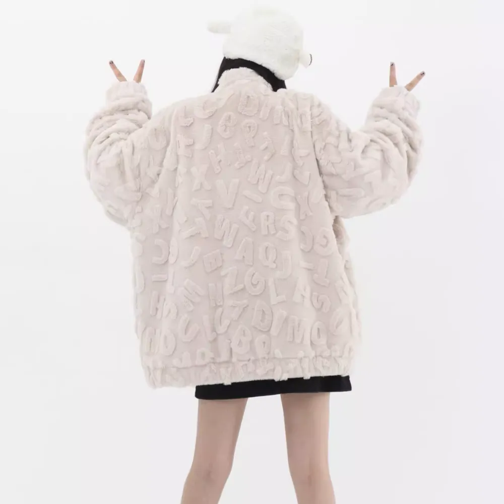 Women's Retro 3D Digital Coat