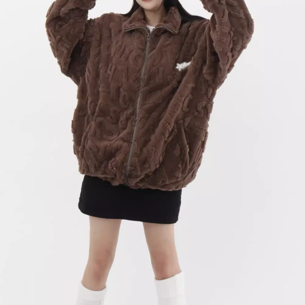 Women's Retro 3D Digital Coat