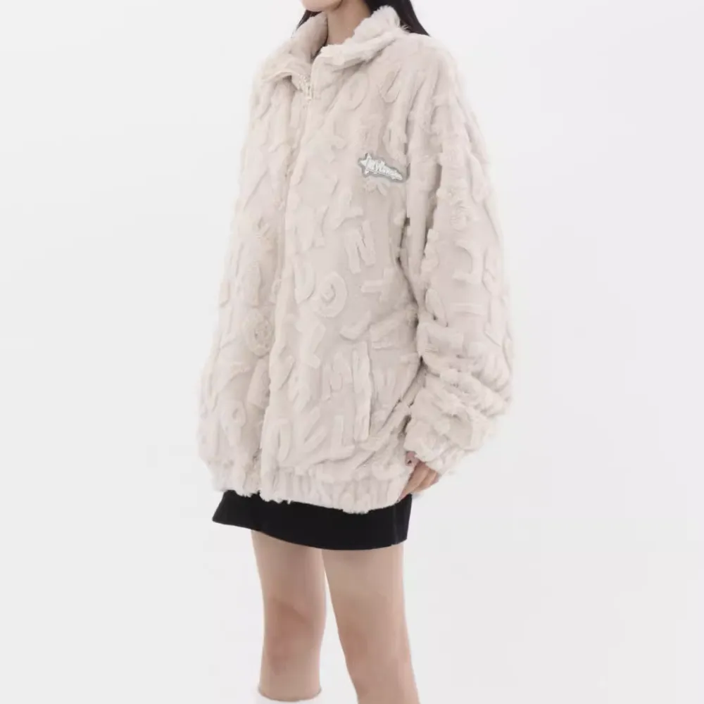 Women's Retro 3D Digital Coat