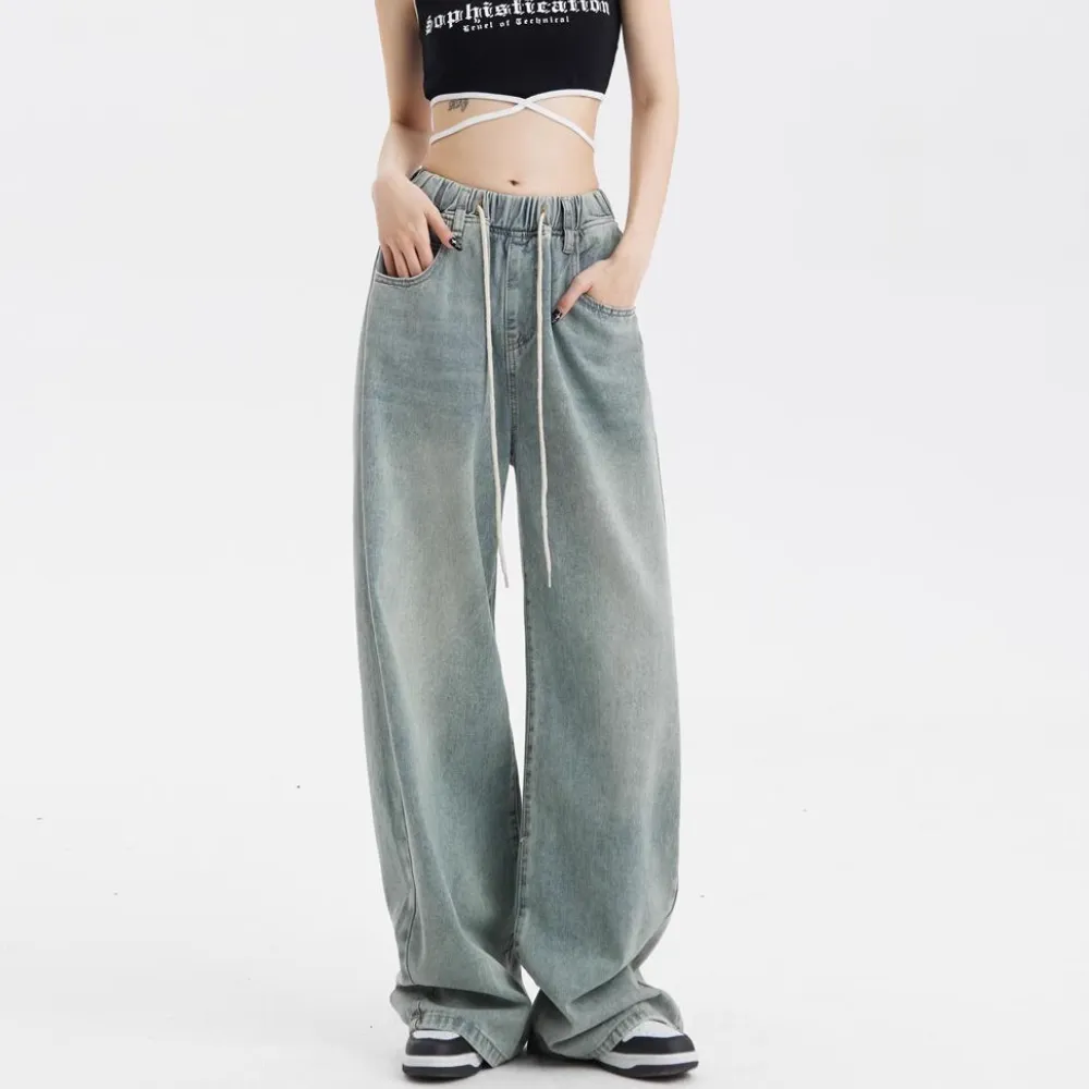 Women's Retro Loose Slim Jeans