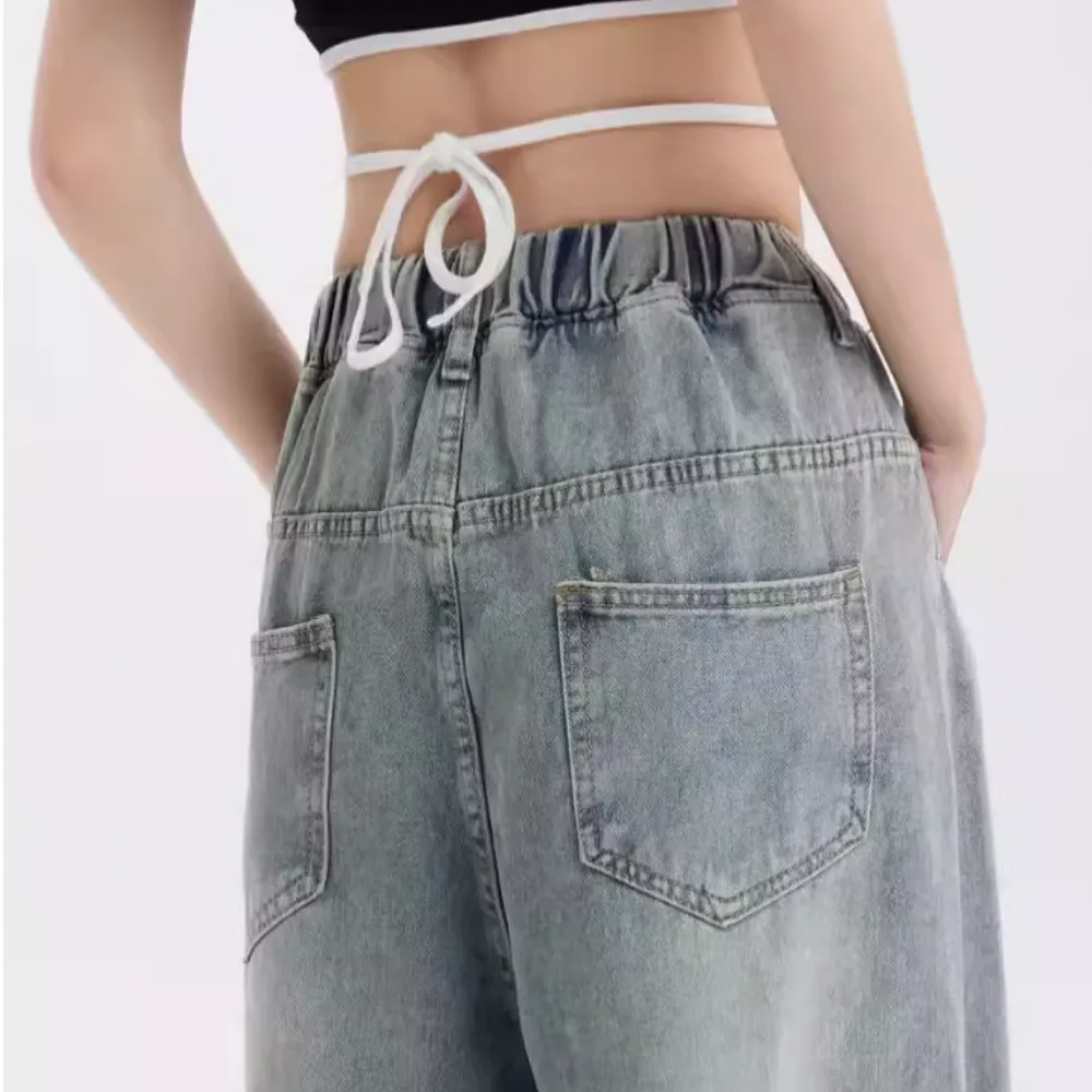 Women's Retro Loose Slim Jeans