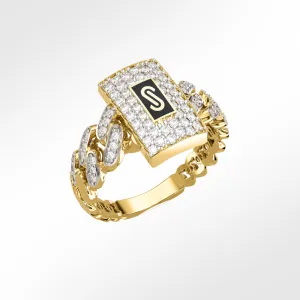 Women's Ring - Monaco Chain CLASSIC Full Pavé