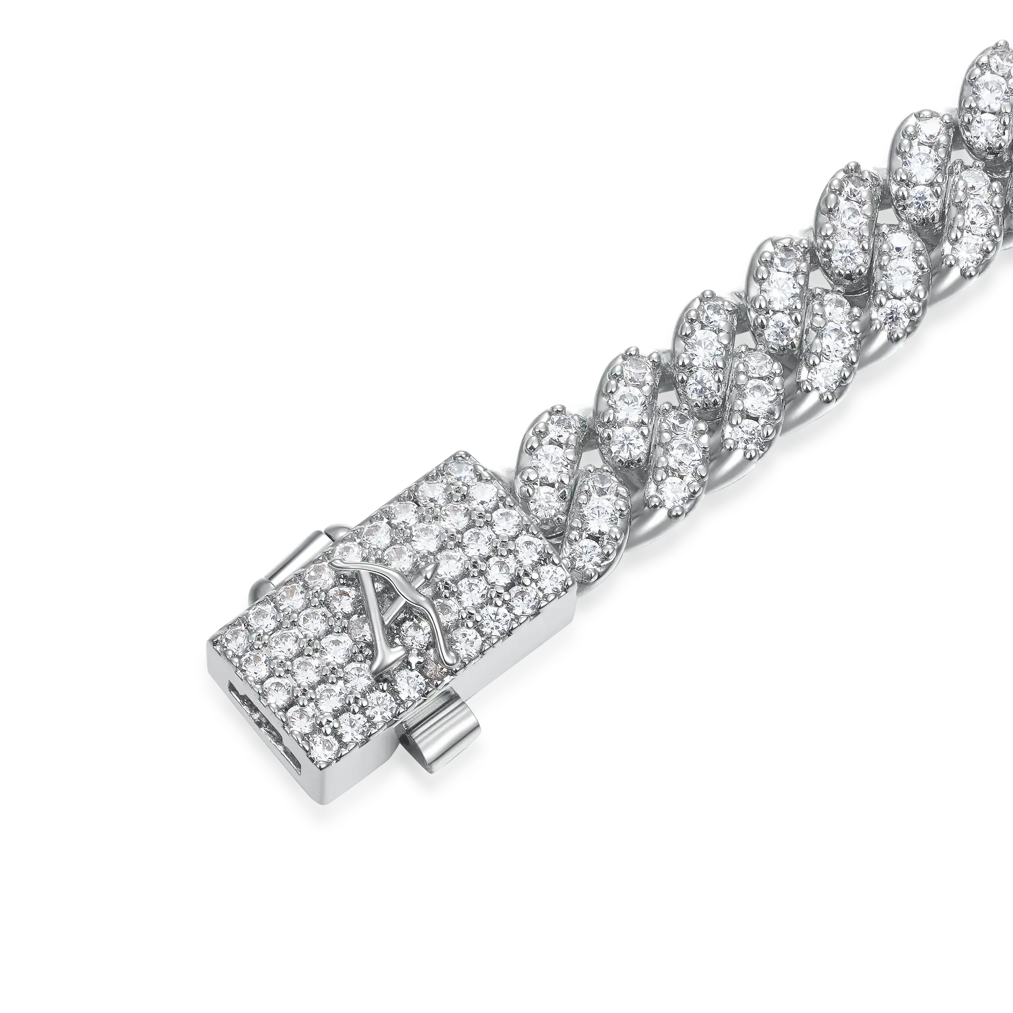 Women's Round Cut Cuban Link Bracelet - 6mm
