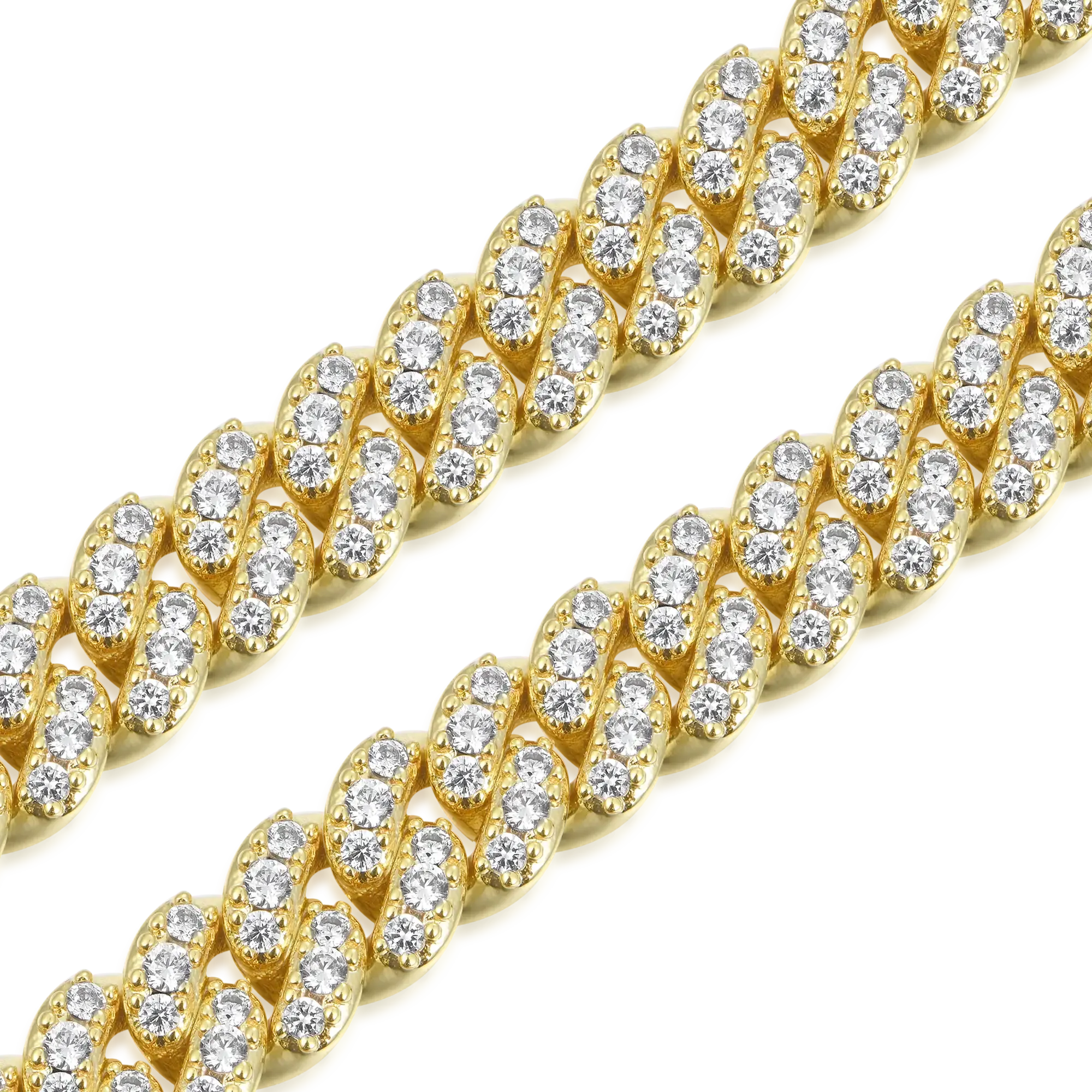Women's Round Cut Cuban Link Bracelet - 6mm