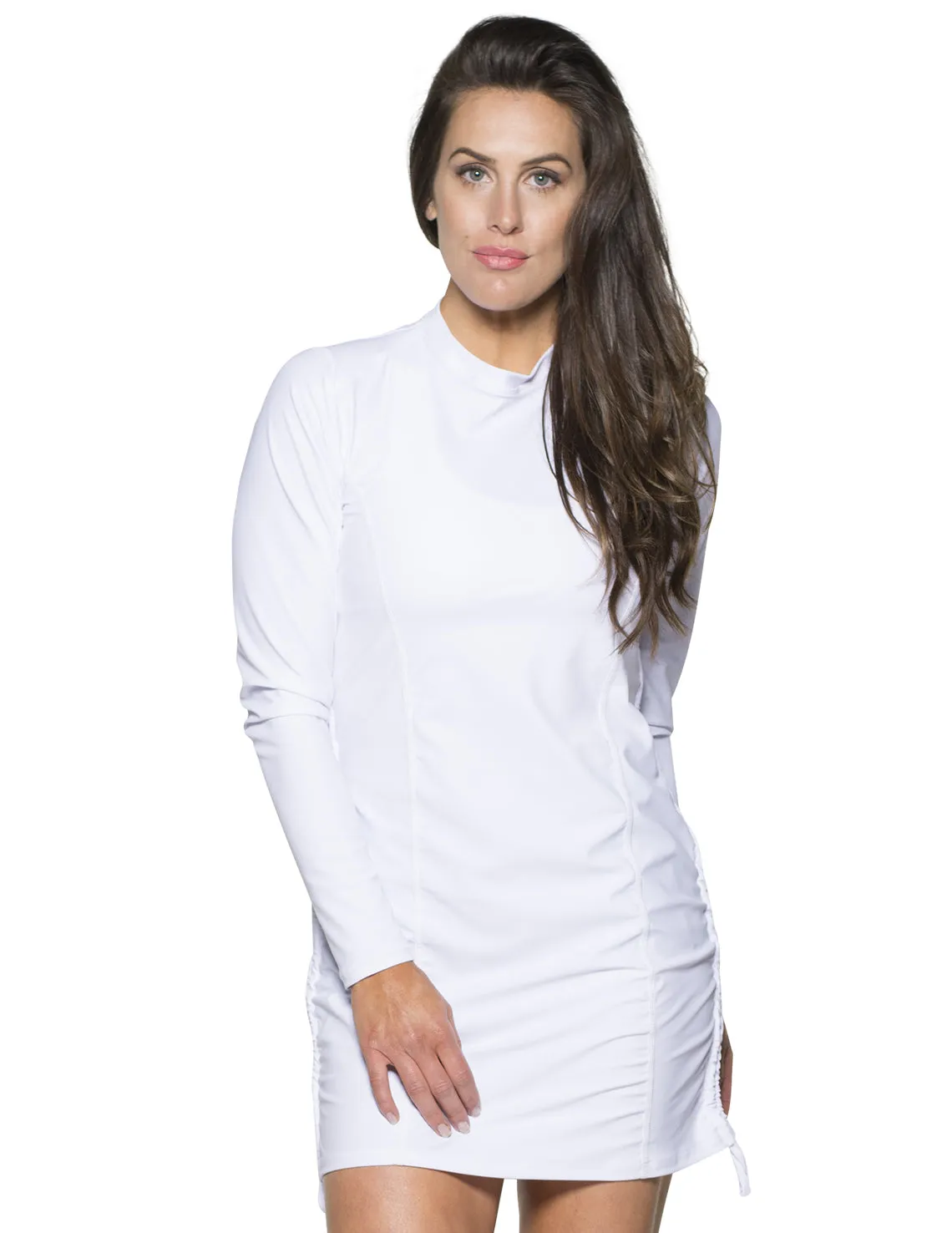 Women's Ruched Swim Top (Regular & Plus Size) - Royal