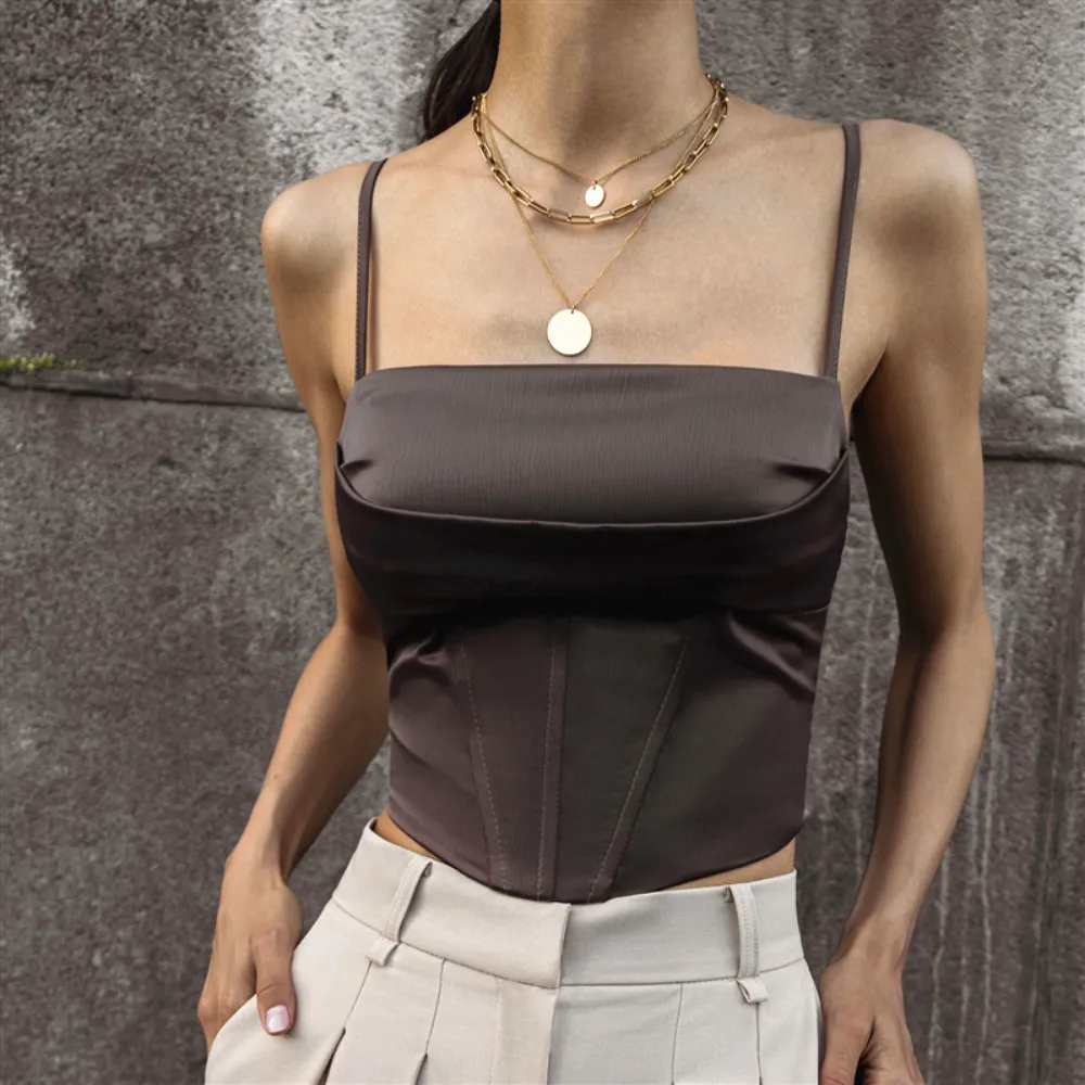 Women's Sexy Backless Slim Fit Cami Top
