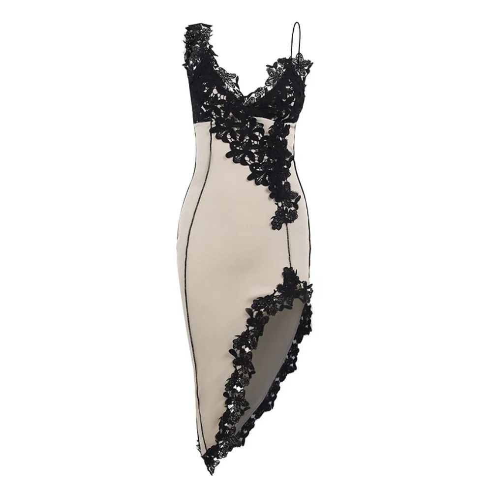 Women's Sexy Deep V Slip Dress