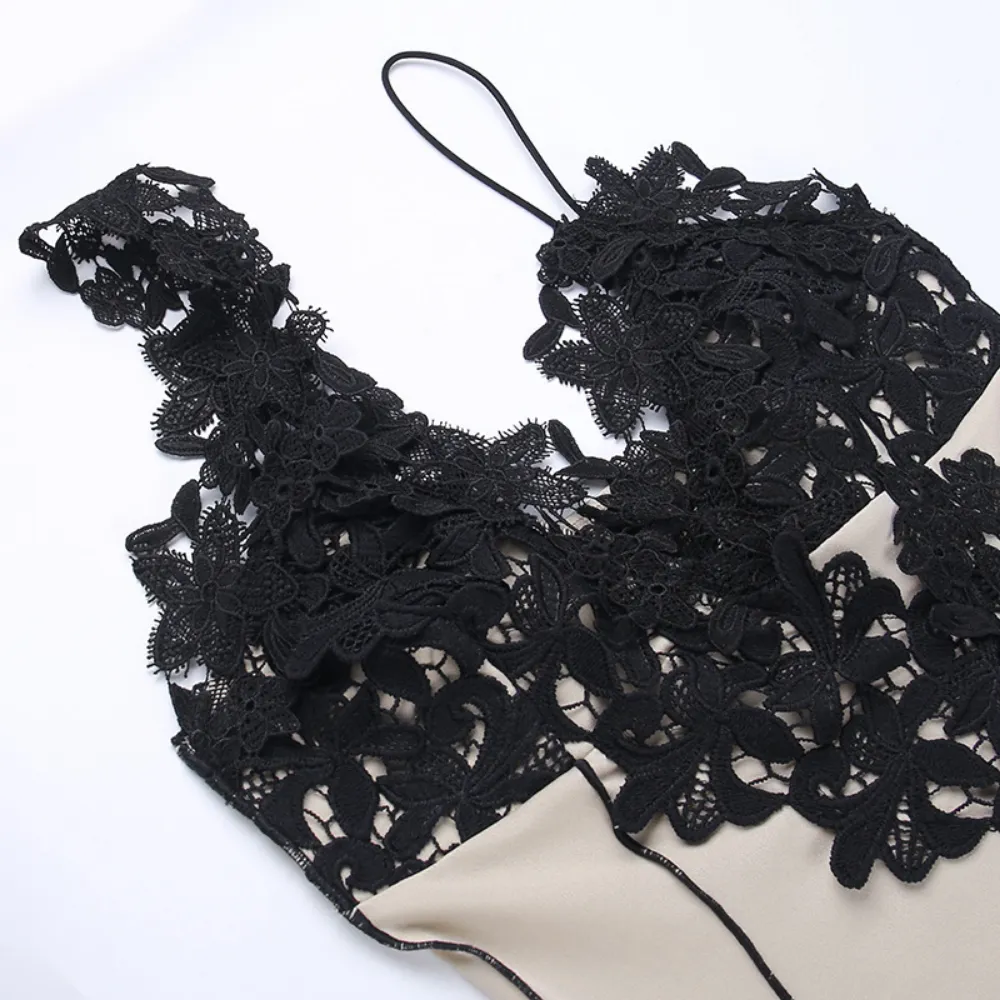 Women's Sexy Deep V Slip Dress