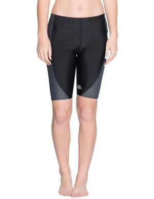 Women's Snorkel 10" Swim Short - Black/Gray