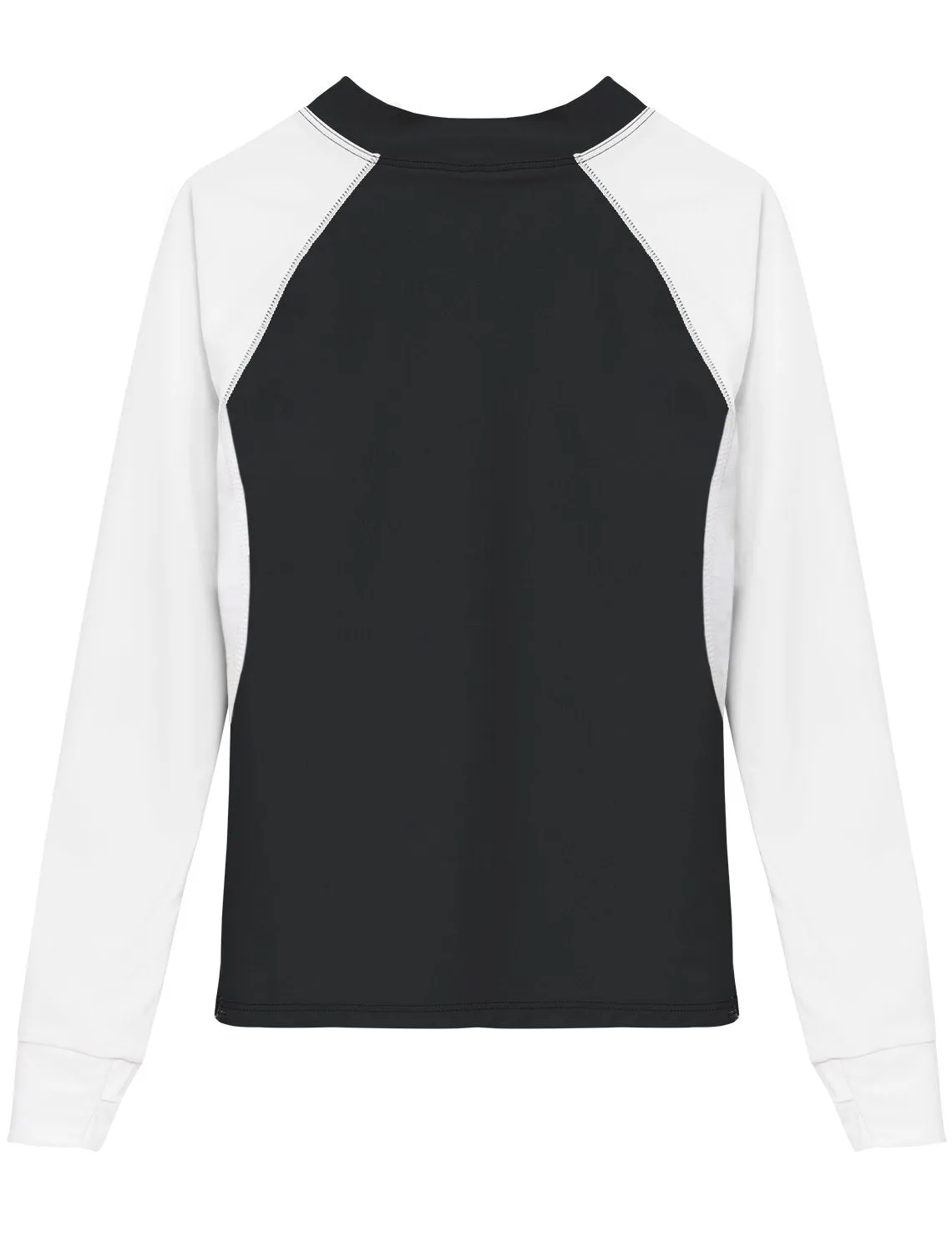 Women's Snorkel Caribbean Fish ID Rash Guard - Black
