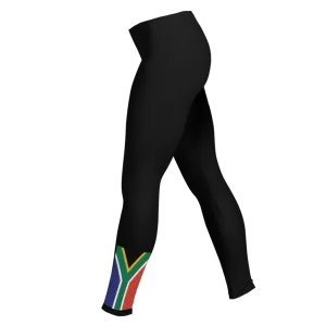 Women's South Africa Small Flag Leggings