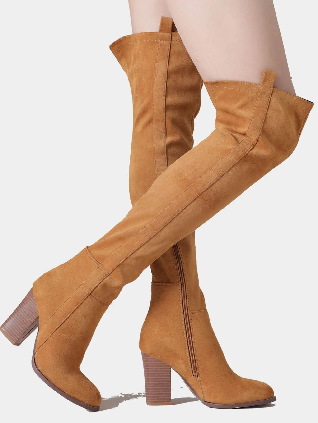 Women's Stack Block Heel Boots