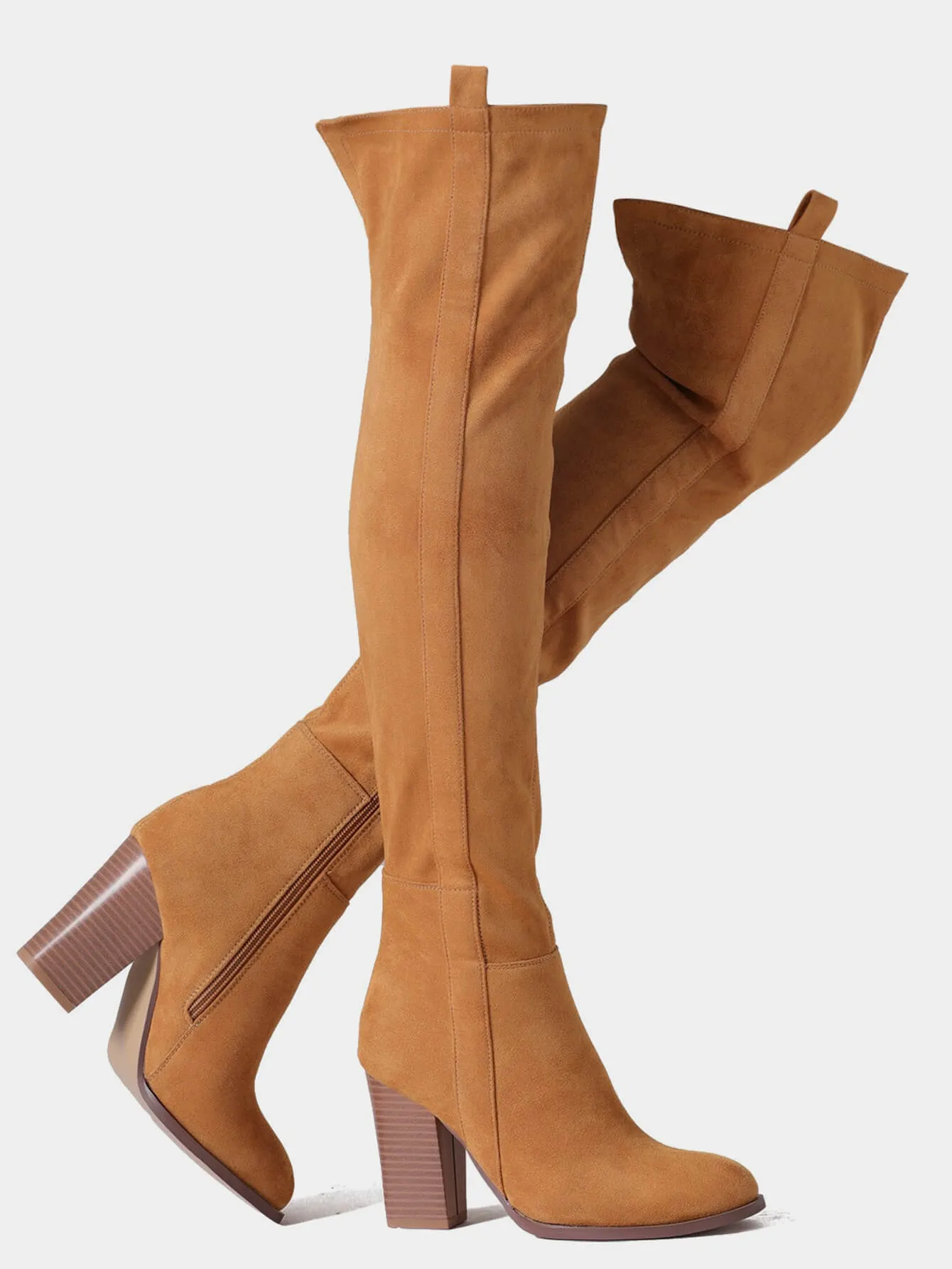 Women's Stack Block Heel Boots