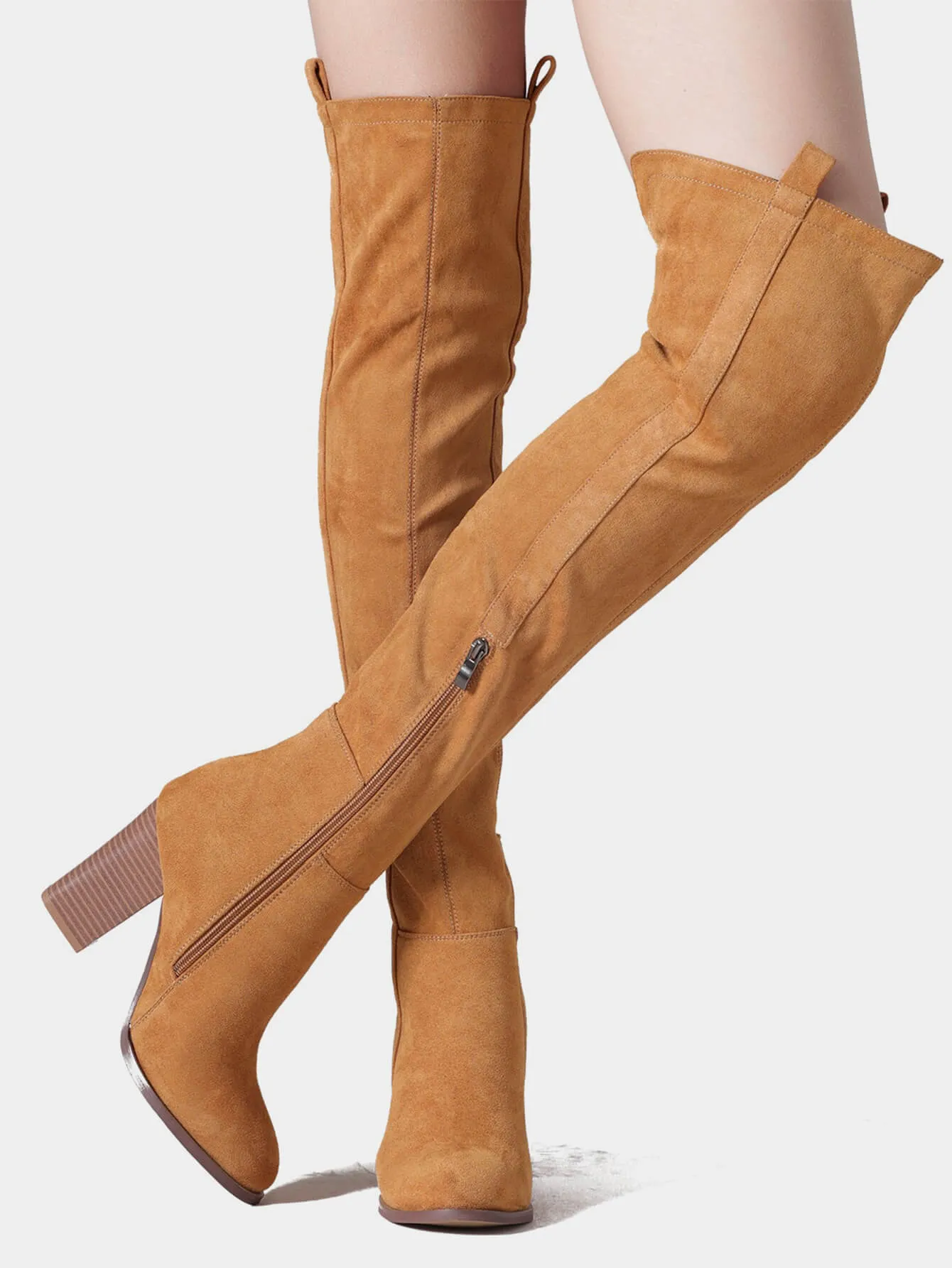 Women's Stack Block Heel Boots