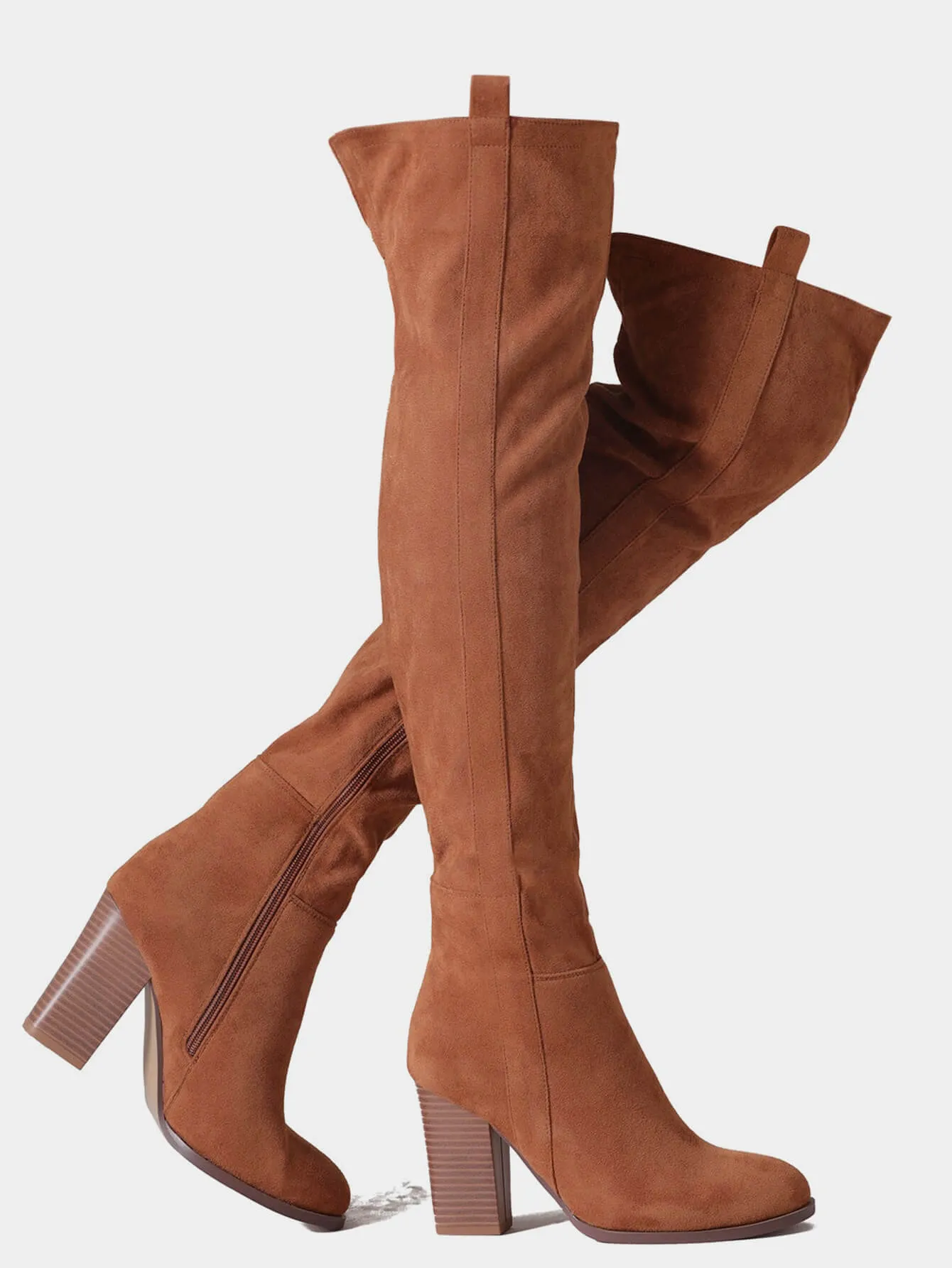Women's Stack Block Heel Boots