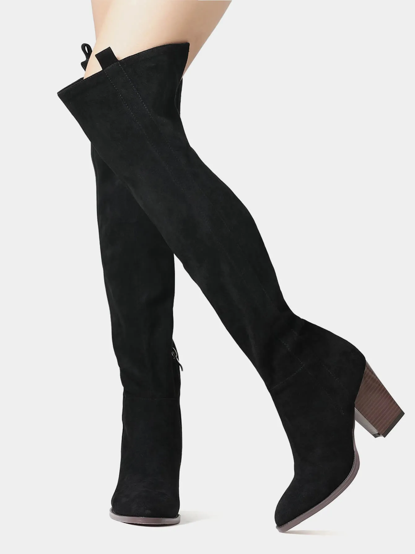 Women's Stack Block Heel Boots