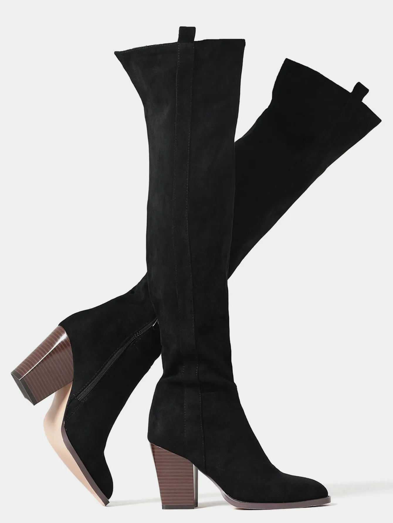 Women's Stack Block Heel Boots