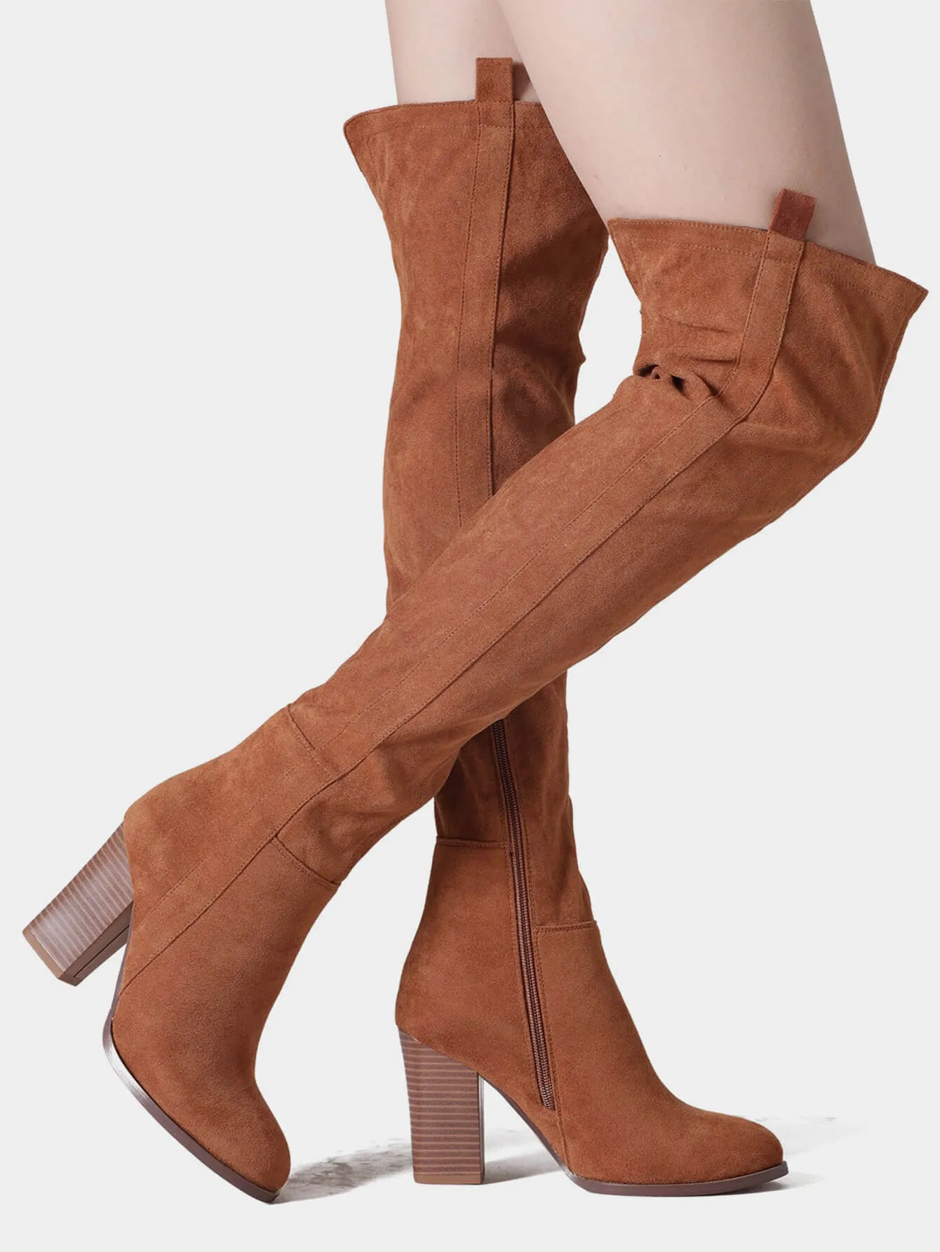 Women's Stack Block Heel Boots
