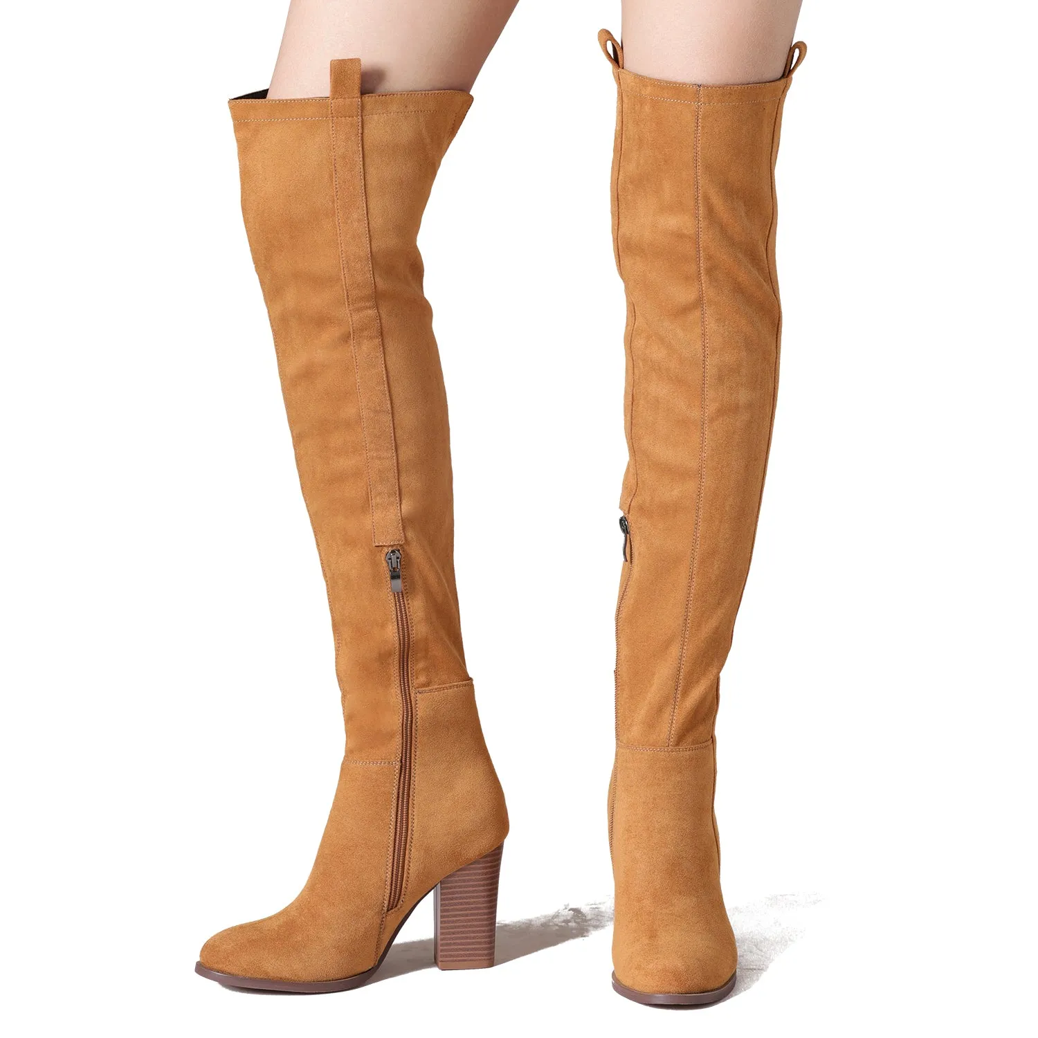 Women's Stack Block Heel Boots