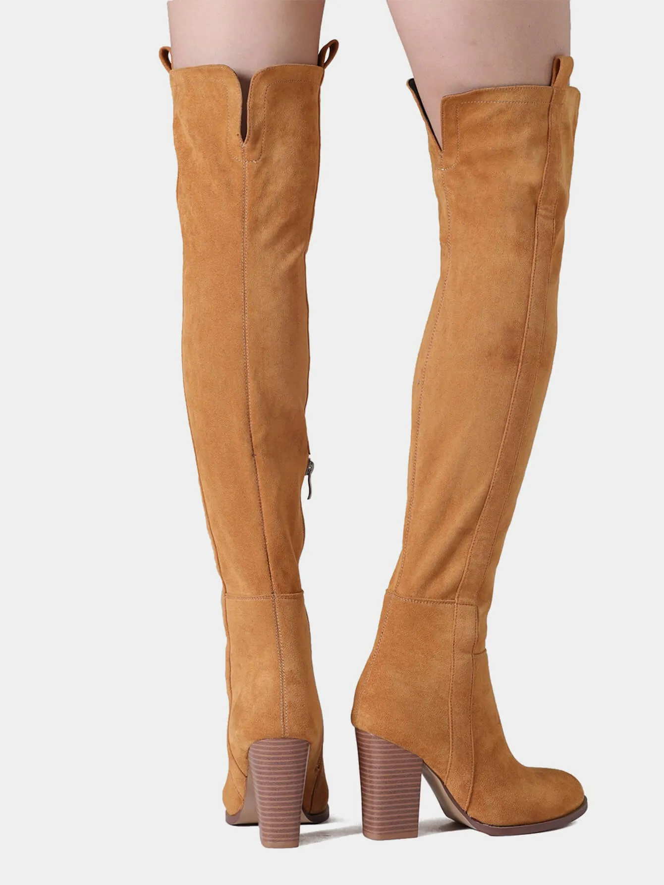 Women's Stack Block Heel Boots