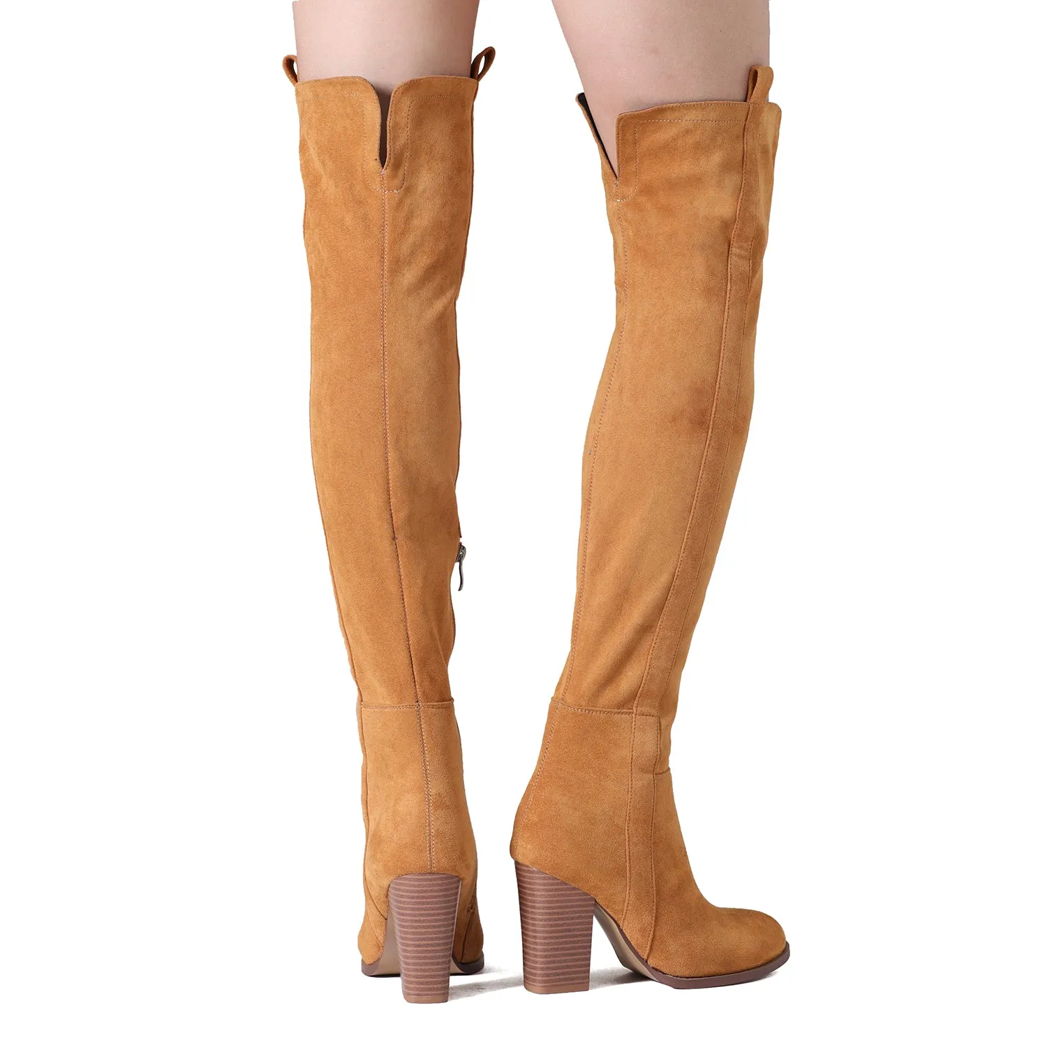Women's Stack Block Heel Boots