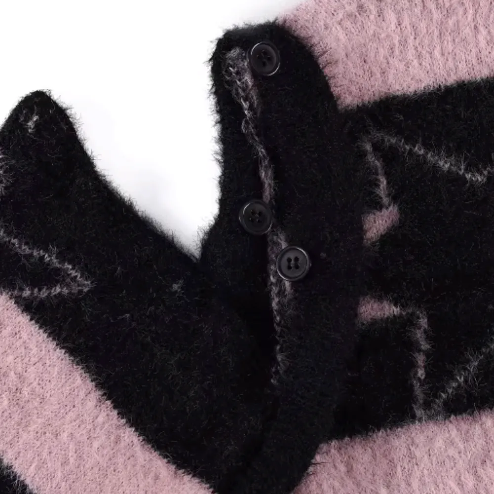 Women's Striped Star Patch Sweater