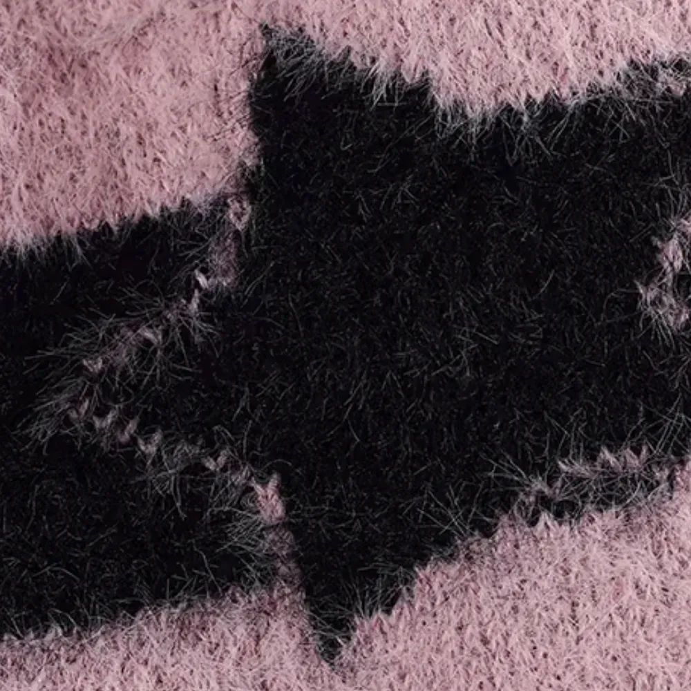 Women's Striped Star Patch Sweater