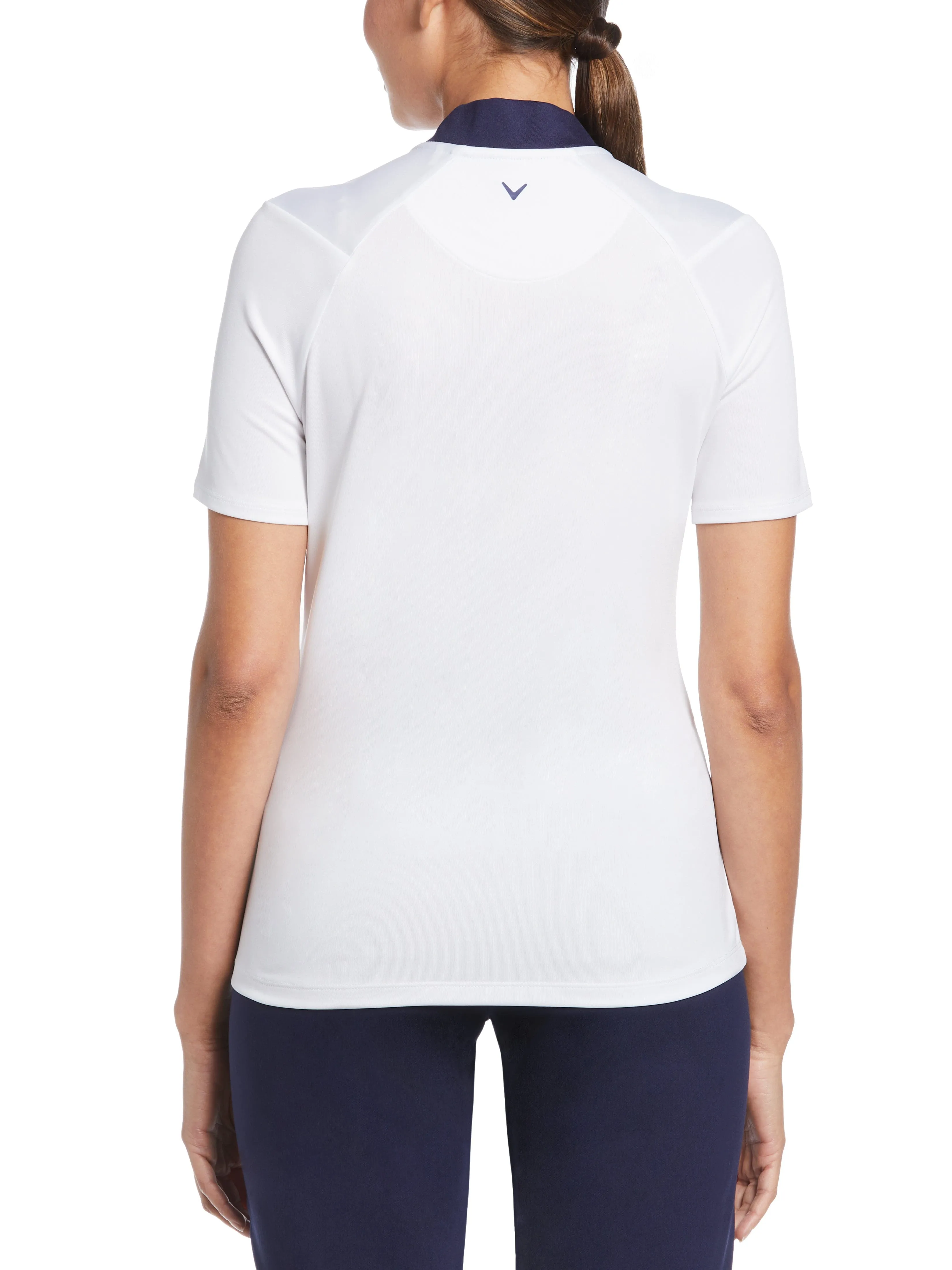 Women's Swing Tech Engineered Print Golf Polo