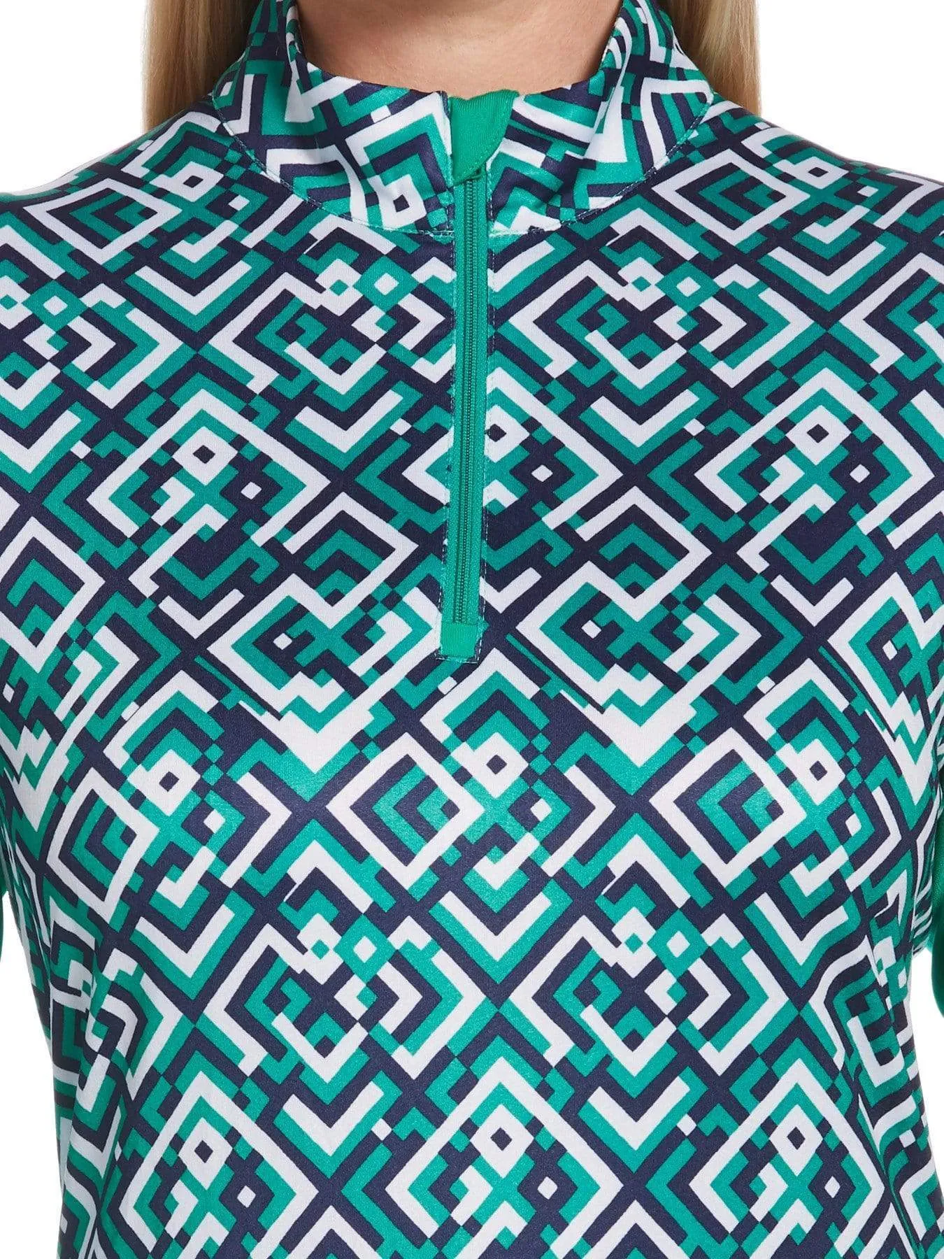 Womens Swing Tech™ Geo Print Sun Shirt