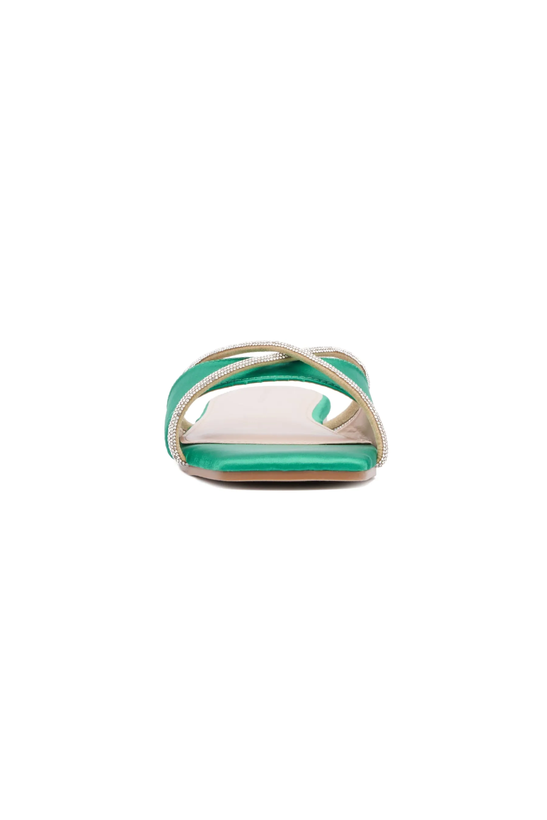 Women's Sylvie Flat Sandal - Wide Width Slide Sandals