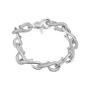 Women's Twisted Nail Link Bracelet - 10mm
